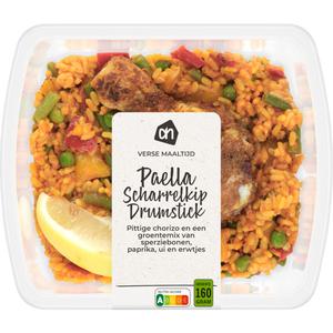 AH Verse maaltijd Paella scharrel drumstick