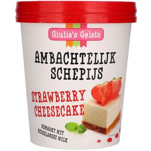 GIULIA'S GELATO Strawberry cheesecake ijs None None