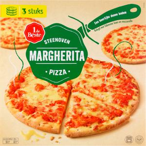 1 de Beste Steenoven pizza margherita 3 stuks None