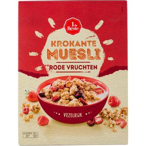 1 de Beste Muesli krokant rode vruchten None