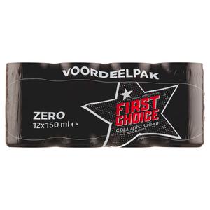 First Choice Cola Cola zero sugar 12x15 cl None