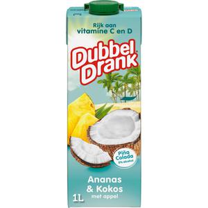 Dubbeldrank Ananas & kokos met appel