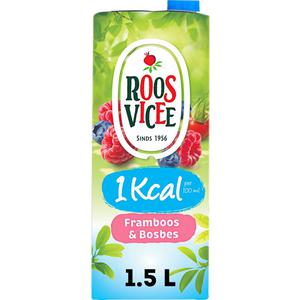 Roosvicee Framboos & bosbes 1kcal per 100ml