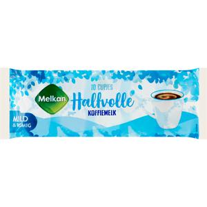 Melkan Koffiemelkcups halfvol 10 pack None