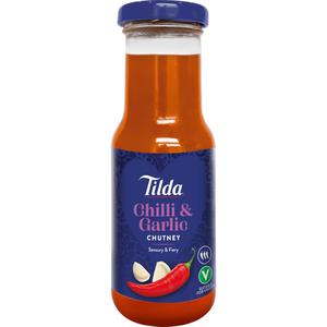 Tilda Chilli & garlic chutney