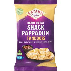 Patak's Ready to eat snack pappadum tandoori