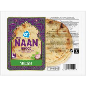 AH Mini naanbrood knoflook koriander