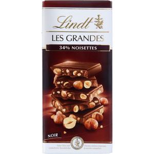 Lindt Les grandes pure chocolade hazelnoot