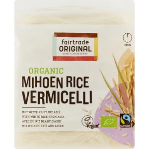 Fairtrade Original Organic mihoen rice vermicelli