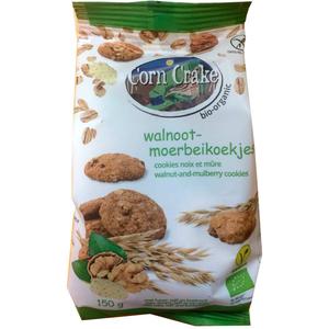 Corn Crake Walnoot moerbeikoekjes glutenvrij