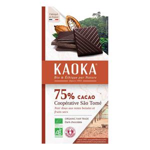 Kaoka Chocolade puur sao tome 75%