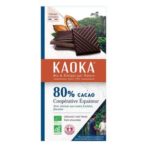 Kaoka Chocolade puur ecuador 80%