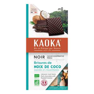 Kaoka Chocolade puur 55% kokosnoot