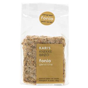 Karis Crackers Fonio gierst crackers