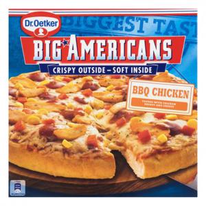 Dr. Oetker Big Americans pizza BBQ chicken