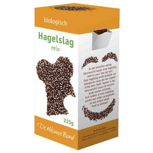 De Nieuwe Band Chocolade-hagelslag mix (puur-wit) vegan