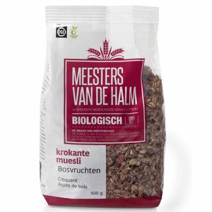 Halm Krokante muesli bosvruchten