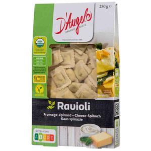 D'Angelo Pasta Ravioli kaas-spinazie bloem