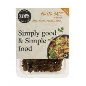 Gold & Green Pulled oats naturel