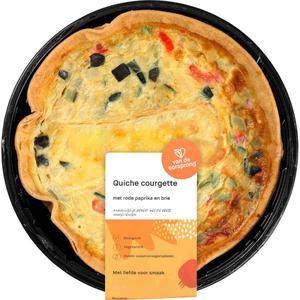 De Oorsprong Quiche courgette paprika brie