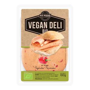 Vegan Deli Vegan plakjes worst paprika