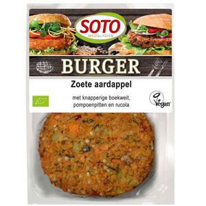 Soto Zoete aardappel burger vegan