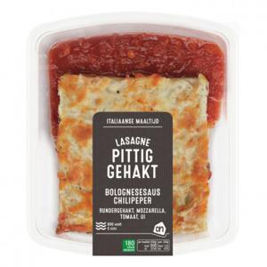 AH Verse lasagne met pittig gehakt