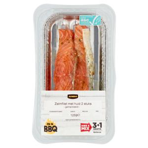 Jumbo Zalmfilet met Huid 2 Stuks