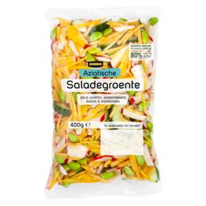 Jumbo Aziatische Saladegroente Gele Wortel, Komkommer, Radijs & Sojabonen 400g