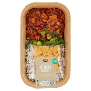 Jumbo Verse Maaltijd Vegan Chili Sin Carne met Rijst en Vegan Kruim 450g