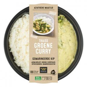 AH Groene curry met jasmijnrijst