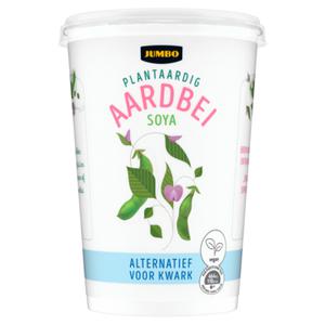 Jumbo Plantaardige Variatie op Kwark Soya Aardbei 400g