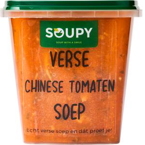 Soupy Chinese tomatensoep vers