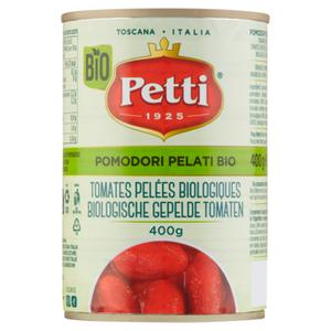 Petti Biologische Gepelde Tomaten 400g