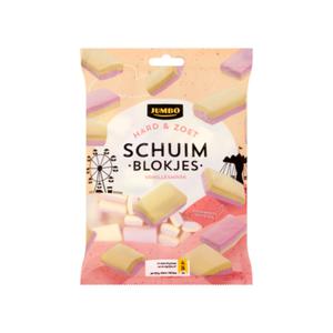 Jumbo Schuimblokjes Vanillesmaak 120g