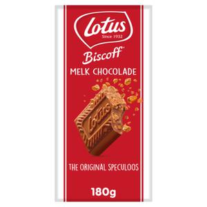 Lotus Biscoff speculoos chocoladereep melk crunchy 180g