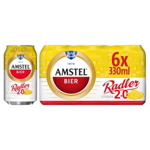 Amstel Radler Citroen Bier Blik 6 x 330ml