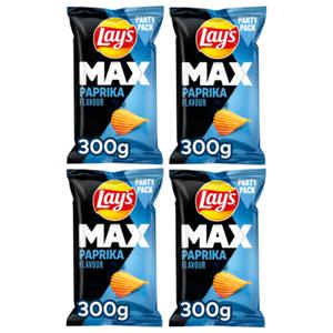 Jumbo Lay's Max Ribbel Chips Paprika 4 x 300gr