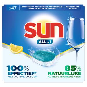 Sun All-in 1 Vaatwastabletten Citroen 47 tabletten