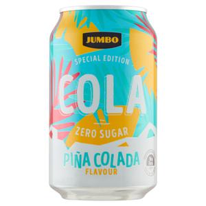 Jumbo - Cola Zero Sugar - Pina Colada Smaak - Blik - 330ML