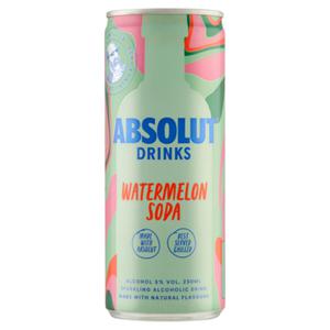 Absolut Drinks Watermelon Soda Blik 250ML