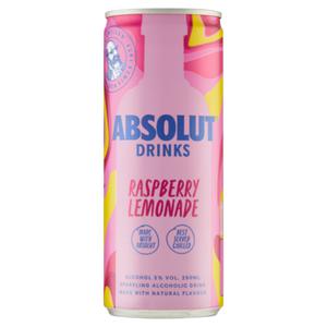 Absolut Vodka Mix RTD Raspberry Lemon 250ML