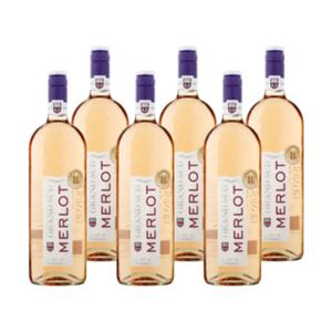 Grand Sud - Merlot Rose - 6 x 1L