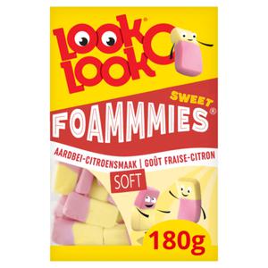 Look-O-Look Sweet Foammmies Aardbei-Citroensmaak 180g