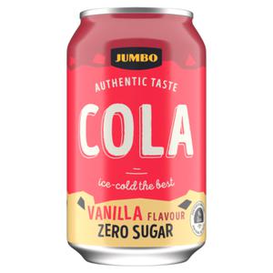 Jumbo - Cola Vanilla Flavour - Zero Sugar - Blik - 330ML