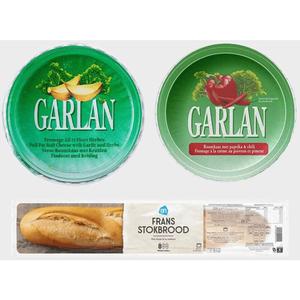 Garlan knoflook roomkaas x Stokbrood