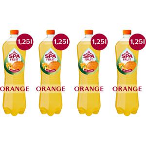 Spa Fruit Orange Sparkling 1.25L 4-pack