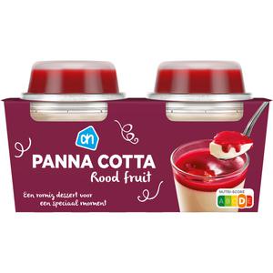 AH Panna cotta rood fruit