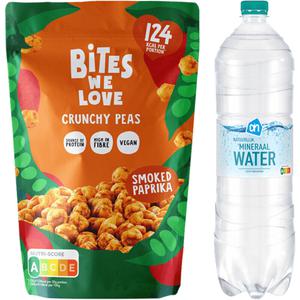 BitesWeLove snack + Mineraalwater pakket