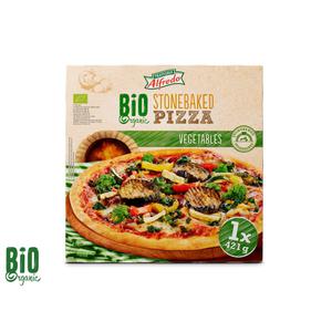 Alfredo Biologische groente pizza